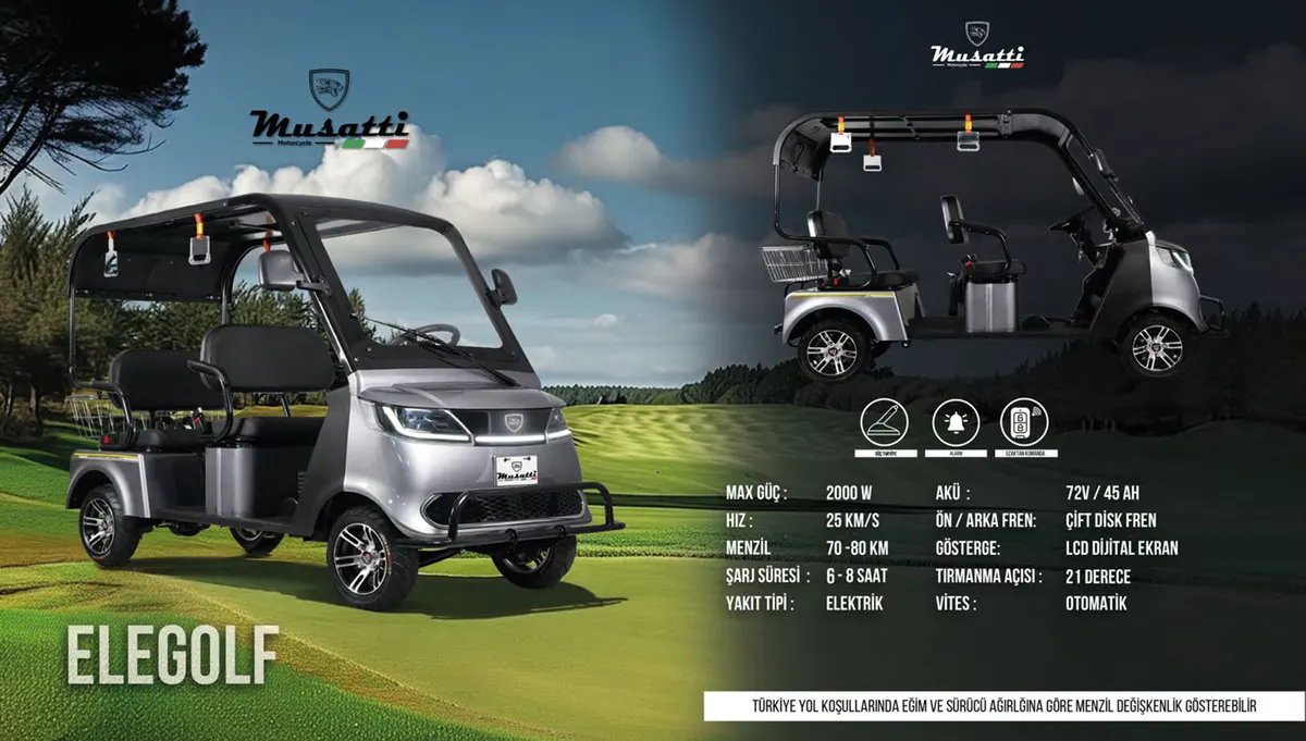 Musatti Elegolf teknik broşürü