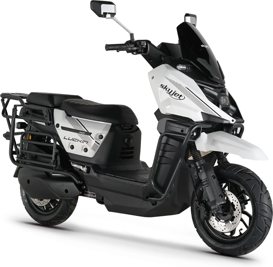 Skyjet Luckin Pro elektrikli scooter, yandan görünüm