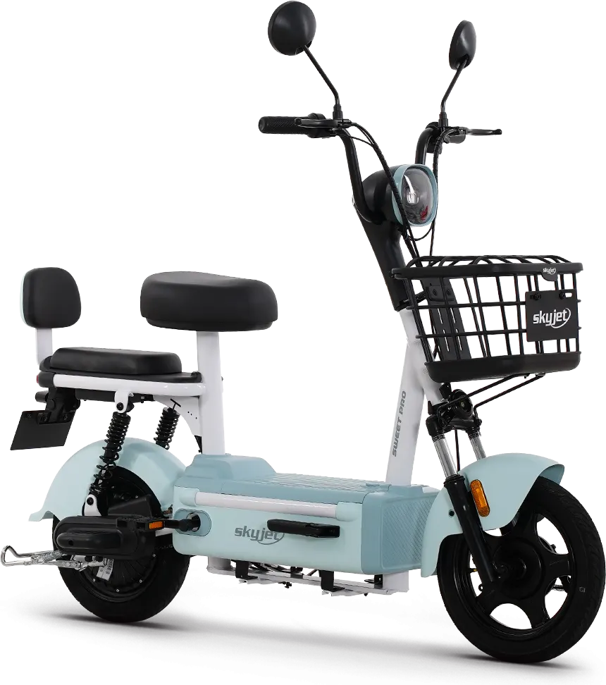 Skyjet Sweet Pro elektrikli scooter, yandan görünüm