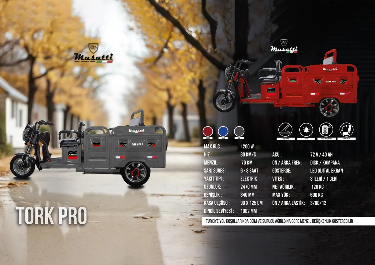 Musatti Tork Pro teknik broşürü